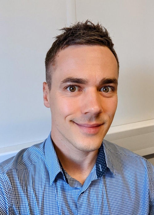 Photograph of Wrekin Products commercial and technical manager for the geosynthetics division, David Fisher
